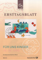 Germany Deutschland 1998-10 Fur Uns Kinder, Fish Fishes, Canceled In Bonn - 1991-2000