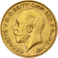 Grande-Bretagne, George V, 1/2 Sovereign, 1911, Londres, Or, TTB+, KM:819 - 1/2 Sovereign