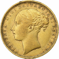 Grande-Bretagne, Victoria, Sovereign, 1871, Londres, Or, TTB, KM:736.2 - 1 Sovereign