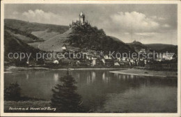 71603880 Kochem Uferpartie An Der Mosel Blick Zur Burg Kochem - Cochem
