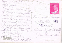 55344. Postal GRAUS (Huesca) 1983. Vista De RODA De ISABENA - Lettres & Documents