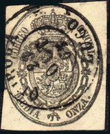 Lugo - Edi O 35 - Media Onza - Mat Fech. Tp. II "Quiroga" - Used Stamps