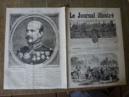 Le Journal Illustré Septembre 1870 Guerre Prusse Poste D'Observation Chasseurs à Pied Gare Bazancourt Général Trochu - Zeitschriften - Vor 1900