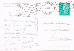 55345. Postal EL ESCORIAL (Madrid) 1970. Vista General Del Monasterio - Briefe U. Dokumente
