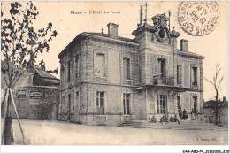 CAR-ABDP4-33-0458 - BLAYE - L'HOTEL DES POSTES - VENDUE EN L'ETAT - Blaye