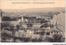 CAR-ABDP4-30-0409 - PONT-SAINT-ESPRIT - VUE PANORAMIQUE DE LA CITADELLE - Pont-Saint-Esprit