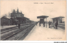 CAR-ABDP4-28-0353 - VOVES - GARE - VUE SUR LE QUAI - VENDUE EN L'ETAT - Autres & Non Classés