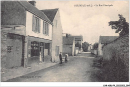 CAR-ABDP4-28-0350 - OULINS - LA RUE PRINCIPALE - Autres & Non Classés