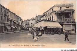 CAR-ABDP2-17-0212 - ROYAN - CAFE DES BAINS ET RUE GAMBETTA - Royan