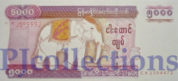 MYANMAR 5000 KYATS 2009 PICK 81 UNC - Myanmar