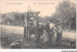 CAR-ABDP2-12-0128 - L'AVEYRON PITTORESQUE - FERRAGE D'UNE VACHE - Autres & Non Classés