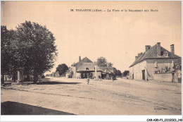 CAR-ABDP1-03-0074 - YGRANDE - LA PLACE ET LE MONUMENT AUX MORTS - Autres & Non Classés