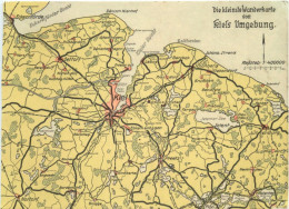 Kiel Und Umgebung - Landkarte - Kiel