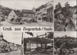 51967 - Ziegenrück - U.a. Markt Mit Kirchstrasse - 1984 - Ziegenrück