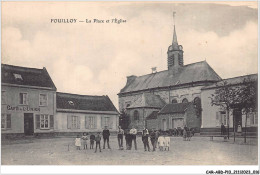 CAR-ABDP10-80-0986 - FOUILLOY - LA PLACE ET L'EGLISE - Andere & Zonder Classificatie