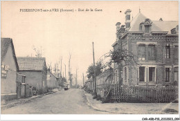 CAR-ABDP10-80-0980 - PIERREPONT-SUR-AVRE - RUE DE LA GARE - Autres & Non Classés