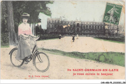 CAR-ABDP9-78-0973 - DE SAINT-GERMAIN-EN-LAYE - JE VOUS ENVOIE LE BONJOUR - St. Germain En Laye (Château)