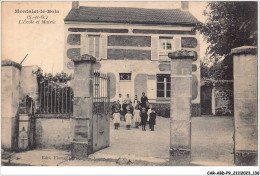 CAR-ABDP9-78-0963 - MONTALET-LES-BOIS - L'ECOLE ET MAIRIE - Autres & Non Classés