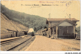 CAR-ABDP8-76-0891 - ENVIRONS DE ROUEN - MOULINEAUX - LA GARE - TRAIN - Rouen