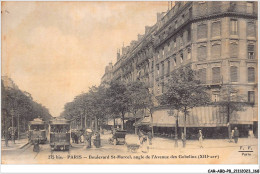 CAR-ABDP8-75-0881 - PARIS - BOULEVARD ST-MARCEL ANGLE DE L'AVENNUE DES GOBELINS - Squares