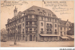 CAR-ABDP8-68-0827 - COLMAR - EN FACE DE LA GARE - GRAND HOTEL BRISTOL - LE PLS ELEGANT DE L'ALSACE - Colmar