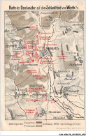 CAR-ABDP8-67-0823 - KARTE DER DENKMALER AUF DEM SCHLACHLFELD VON WORTH - Other & Unclassified