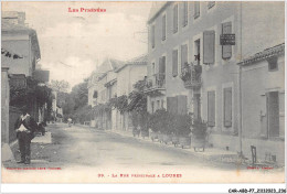 CAR-ABDP7-65-0791 - LA RUE PRINCIPALE A LOURDES - Lourdes