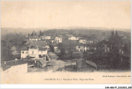 CAR-ABDP7-65-0777 - GALAN - VUE DE LA VILLE - PLACE DES FETES - Galan