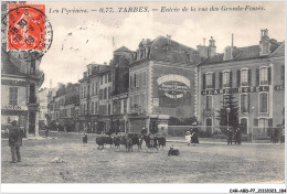 CAR-ABDP7-65-0765 - TARBES - ENTREE DE LA RUE DES GRANDS-FOSSEES - Tarbes