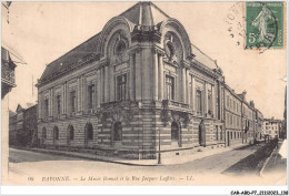 CAR-ABDP7-64-0742 - BAYONNE - LE MUSEE BONNAT ET LA RUE JACQUES LAFFITTE - VENDUE EN L'ETAT - Bayonne