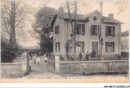 CAR-ABDP7-64-0730 - SAINT-PE-LEREN - LA MAIRIE ET L'ECOLE - Other & Unclassified