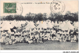 CAR-ABDP7-63-0719 - LA VALBONNE - VUE GENERALE DES TENTES DES ZOUAVES - Autres & Non Classés