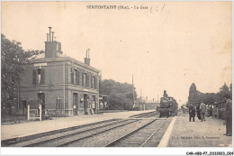 CAR-ABDP7-60-0685 - SERIFONTAINE - LA GARE - TRAIN - Autres & Non Classés