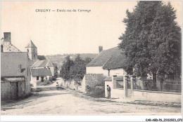 CAR-ABDP6-51-0609 - CRUGNY - ENTREE RUE DU CARROUGE - Sonstige & Ohne Zuordnung