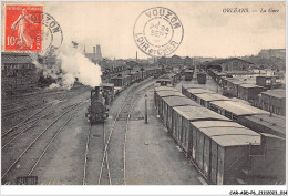 CAR-ABDP6-45-0580 - ORLEANS - LA GARE - TRAIN - Orleans