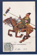 CPA Russie Guerre Russo Japonaise Satirique Caricature Circulée War Japon Cosaque - Russie