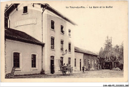 CAR-ABDP5-38-0505 - LA TOUR-DU-PIN - LA GARE ET LE BUFFET - La Tour-du-Pin