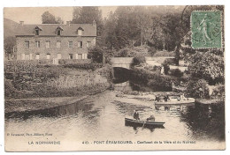 CPA  61 PONT-ERAMBOURG   (Orne)  Confluent De La Vère Et Du Noireau Circulé 1924    ( 2013) - Altri & Non Classificati