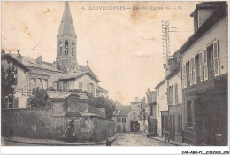 CAR-ABDP11-95-1171 - LOUVECIENNES - RUE DE L'EGLISE C-L-C - Autres & Non Classés