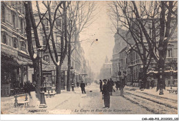 CAR-ABDP10-84-1038 - AVIGNON - LE COURS ET RUE DE LA REPUBLIQUE - Avignon