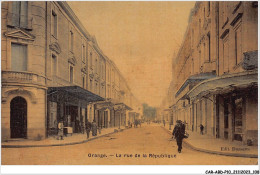 CAR-ABDP10-84-1032 - ORANGE - LA RUE DE LA REPUBLIQUE - Orange