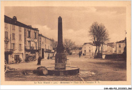 CAR-ABDP10-81-1011 - LE TARN ILLUSTRE - BASSAC - LA PLACE DE LA FONTAINE - Brassac