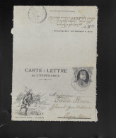 Carte Lettre De L Espérance - Brieven En Documenten