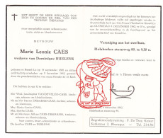 DP Marie Leonie Caes ° Kessel-Lo Leuven 1888 † 1962 X Dominique Buelens // Vandevelde Debaere Demarsin - Devotion Images