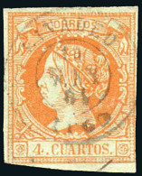 Lugo - Edi O 52 - 4 C.- Mat Fech. Tp. II "Rivadeo" - Used Stamps