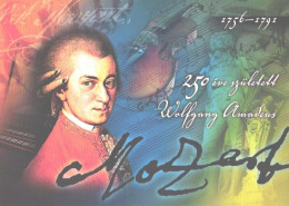 Hungary:Postal Stationery, Composer W.A.Mozart 250, Special Cancellation, 2006 - Chanteurs & Musiciens