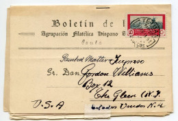 Spanish Morocco 1951 Boletin De La Agrupacion Filatelica Hispano Africana, Ceuta; Tetuan Postmark; 10c. Hunter & Hounds - Spanish Morocco