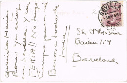 55347. Postal SEVILLA 1946. Vista De Callejon De La Juderia De SEVILLA - Cartas & Documentos