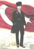Turkey:Mustafa Kemal Atatürk Posing - Hommes Politiques & Militaires