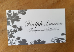 Carte Ralph Lauren Fragrances Collection - Modernes (à Partir De 1961)